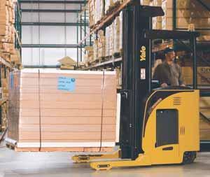 The superior design of the Yale reach truck have helped lower the operating cost of the.