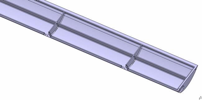 133 2D scaled model of the TURBOPROP wing Fig.