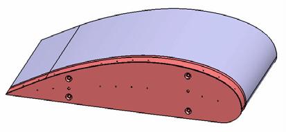 C3 0 single-slotted flap configuration with side edge fence type 0 Fig.