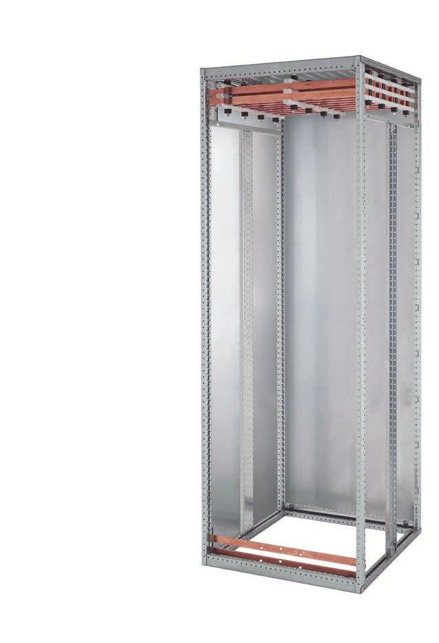 Frame, enclosure and busbars Flexible framework for high stability, corrosion protection and safe