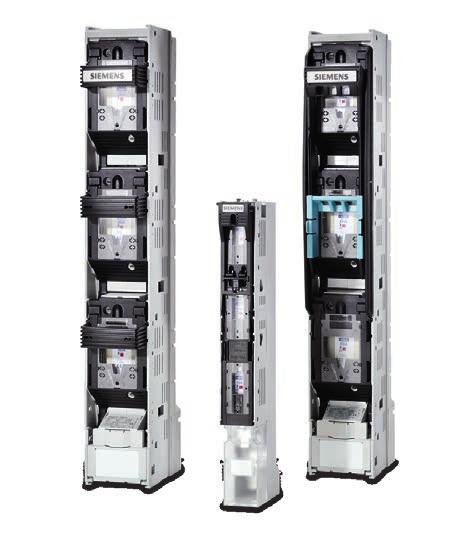 In-line design, fixed-mounted With the fixed-mounted 3NJ4 fuse switch disconnectors, it is possible to install up to 18 feeders per cubicle.