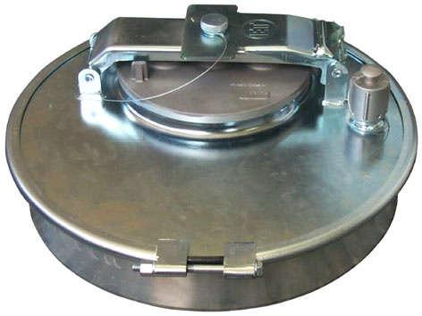 DN500 Clamped Manhole cover for fuel and by-products Equiptank s PAF type DN500 Manhole covers, for fuel and by-product transportation, are design and manufactured in accordance with European, ADR
