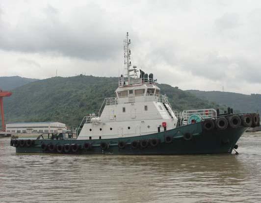 4800 HP Harbor Tugboat Dimensions: 34.88 * 10.80 * 4.60 M.