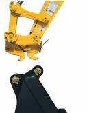 The Power-A-Tach quick coupler allows the operator to hydraulically change