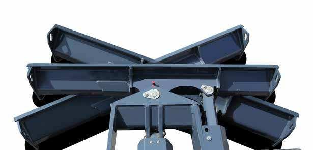 ALL-IN-ONE CONTROL The dozer blade angle control, angle blade
