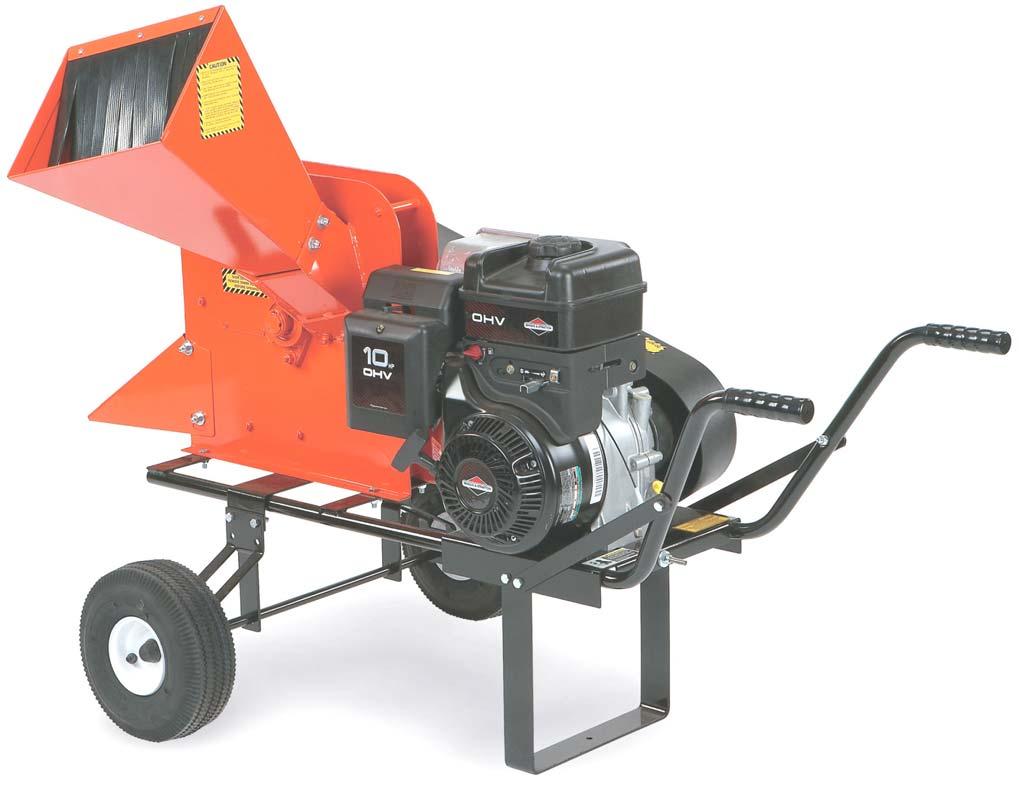 DR 10 HP CHIPPER SAFETY & OPERATING INSTRUCTIONS READ AND