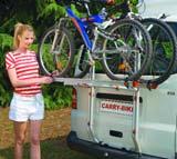 VW Carry-Bike VW T5 Easy installation, without drilling the vehicle VW T5 After 07/2003 Bike carrier specially designed for Volkswagen T5 with single rear door.