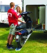 CARRY-MOTO New motorbike-carrier for all motorhomes with garage facility.