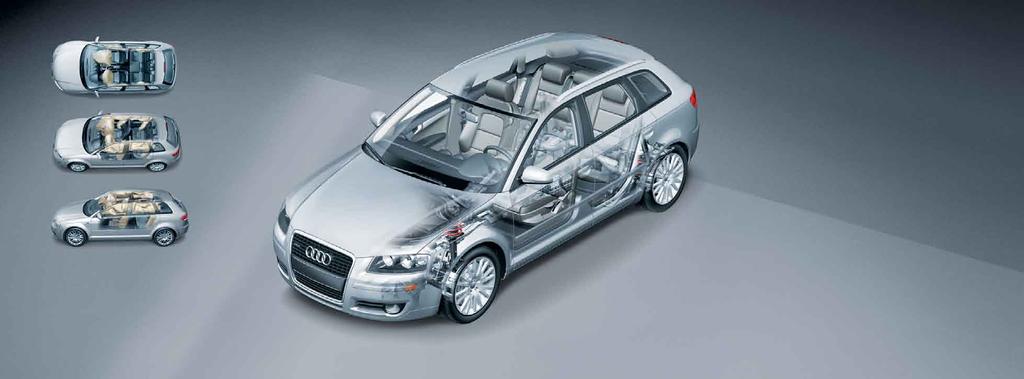 B Safety F A A car as capable as the A3 deserves nothing less than everything we ve ever learned about safety. I At Audi, safety starts with actively avoiding accidents.