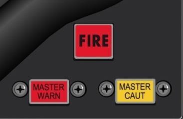 (Fire Warning System) Controls Fire Test Switch Front cockpit only Tests fire warning system for integrity and lamp operation Hold to