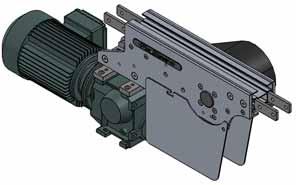 Standard attached gear motors are with SEW motor size 0.25kW, 0.37kW & 0.55kW. ID-SD-0L represents suspended drive without gear motor. Maximum traction force for ID-SD is lower than DD and SD.