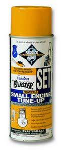 SMALL ENGINE TUNE-UP This 12 oz aerosol restores power and compression to all 2 and 4 cycle engines. It removes all carbon, gum, varnish, and moisture to smooth engine performance and prevent failure.