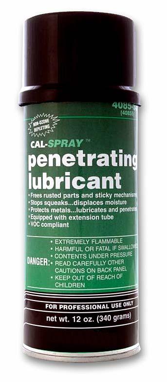PENETRATING OIL 12 Oz. This is a multi purpose penetrating oil that lubricates, cleans, prevents corrosion, displaces moisture and penetrates faster and farther than the other leading national brands.