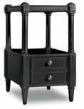 44 x 72 cm) 5456-80114-BLK Chairside Table
