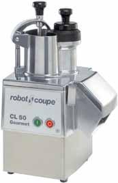 VEGETABLE PREPARATION MACHINES Complete selection of discs, refer page 18 CL 50 GOURMET Exclusive Cuts : Brunoise and Waffl e of