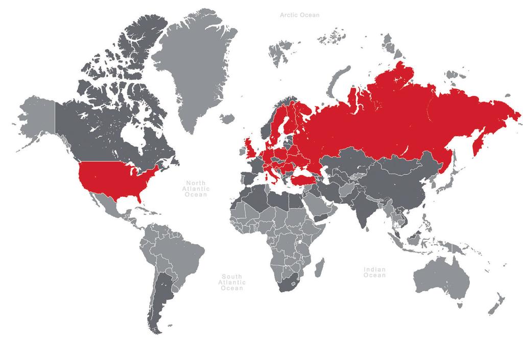 6 7 ACTIVITIES IN THE GLOBAL OIL MARKET 100 LUKOIL LUBRICANTS ARE SOLD IN COUNTRIES, ON 5CONTINENTS
