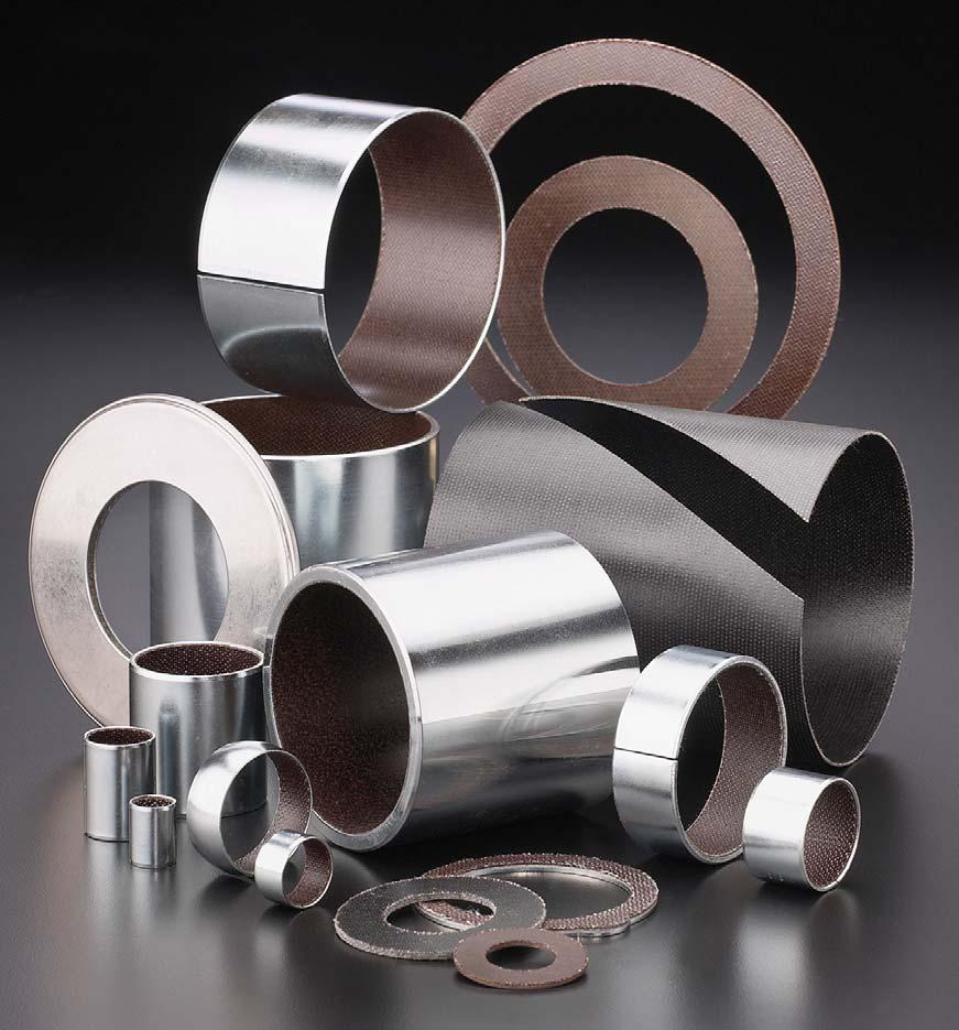 Fiberglide /Fabroid Self-Lubricating Bearings Featuring the highest load capacity