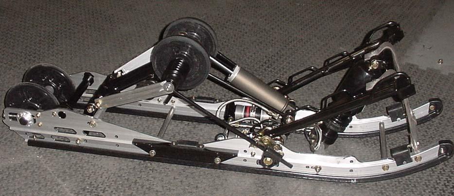 Rear Suspension New rail extrusion height between ribs Requires new idler wheel mounting