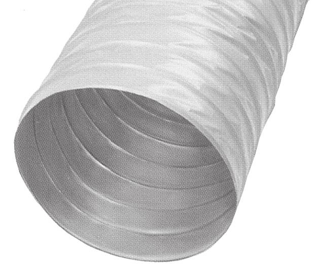 AIR DUCT FIBERGLASS CLASS 1 CLOTH FLEX NON-INSULATED PRO SERIES MODEL STL FOR ALL PRESSURE SYSTEMS Flexible air duct, extremely strong with heavy fiberglass cloth fabric permanently bonded to a