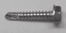 point for faster penetration with less effort PRO POINT SCREWS RILL PT. RILL (PPC) FIVE (PPF) (PPT) (PPP) (PPB) EC. # # # # QTY. # QTY. 8 x 1/2 1/4 2.