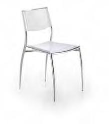 ART LEATHER collection sedie home chairs 109 110 109 110 Art. 109 - cm. H 78 - L/W 44 - P/D 50 - H/S 44 Art. 110 - cm.