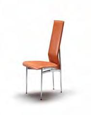 ART LEATHER collection sedie home chairs 204 Art. 204 - cm.