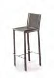 ART LEATHER collection sgabelli stools 420 420/B Art. 420 - cm. H 100 - L/W 39 - P/D 40 - H/S 73 Art. 420/B - cm.