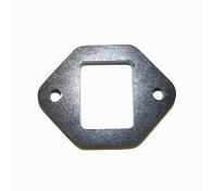 DEL-0032 MAR-0013 P-0052 P-0066 P-0067 RR-0090 RR-0091 Delage D8-120 Intake Manifold Spacer Intake manifold spacer for use on Delage D8-120. Material: Bakelite; Center hole: 1.259 x 1.620; Width: 2.