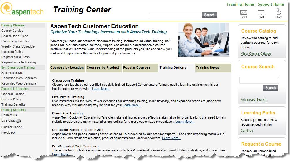 What s Next? Consider a training class from AspenTech Training website - http://training.
