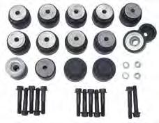 68 kit DCC-1515RS 1965-67 Convertible w/ Rad Support Bushings... 79.26 kit DCC-1516 1968-72 Coupe/El Camino w/ Rad Support Bushings... 69.52 kit DCC-1517 1968-72 Convertible w/ Rad Support Bushings.