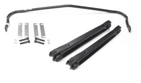 95 kit UMI-4029-R UMI Trailing Arm Reinforcements/Frame Braces Trailing arm mount braces are designed to reinforce the upper and lower front control arm mounts on your classic Chevelle.