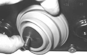 Check the thread of the adjuster piston for corrosion, wear and damage (Figure 74). If the thread and/or visible internal brake parts are worn, damaged or corroded, replace the brake.