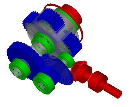 Computational models of the prototype right-angle planetary gearbox: (a) a computational model created using KISSsys software and (b) a computational model created using Bearinx software 3.