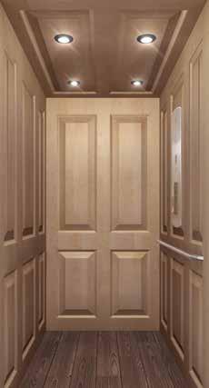 HOME ELEVATOR Cab Wall Selections Elevator cabs are available with a