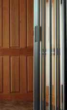 as hall doors. During the installation of your elevator, the doors are fitted with special interlocks.