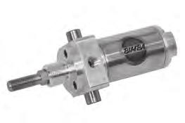 45 per inch of stroke 1-1/2" Bore Double Acting, Non-Rotating Rod (continued) Double Acting Non-rotating Hexagon Rod Double End Mounting Air Return, 5", 6" D-241 Mounting Bracket D-8310-A Rod Clevis