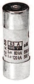 Class am & gg/gl IEC Industrial Ferrule Fuses with Striker Class gg/gl with Striker 4 X 5 X 58 Catalog Number Amp Watts Loss Voltage Interrupting With Striker Rating (W) (AC) Rating (ka) C4GS 0.