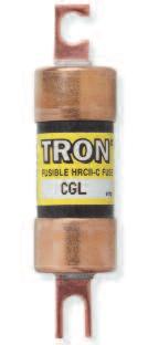Tron HRC Form II Class C Fuses CGL Form II Class C Description: Current-limiting HRCII-C fuses designed to withstand inrush currents on typical motor start-ups while offering high current limitation