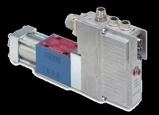 Axis control valves can autonomously control one axis, for example a cylinder, and perform position, speed or force control for this