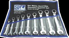 SIZES INCLUDED: 20, 21, 22, 24, 26, 27, 30 & 32mm GEARDRIVE ON RING END 11PC METRIC COMBINATION