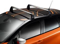 Tested under the most stringent standards, this set of two aluminium roof bars