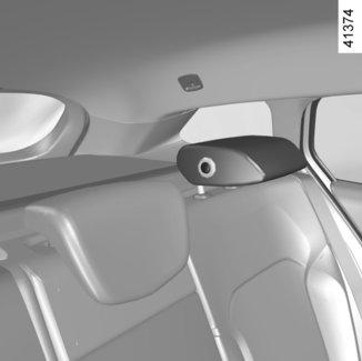 REAR HEADRESTS (2/2) A 3 B 2 1 1 Storage position for the