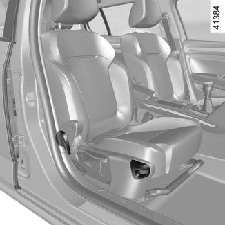 FRONT SEATS (2/3) When using the passenger seat in table position, you must not use the two rear seats immediately behind it.