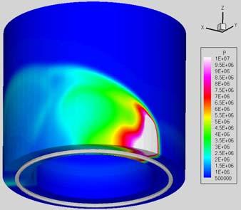 detonation wave is a true double discontinuity, a real difference between CDWE and PDE internal flow simulations.