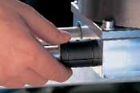 linear plain bearings, made from solid polymer, are dimensionally equivalent to standard ball bearings.