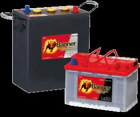 INDUSTRIAL BATTERIES THE TECHNOLOGY TRACTION BULL BLOC PZF Banner Traction Bloc PzF batteries with liquid electrolyte and tubular plates represent a powerful and reasonably priced alternative to