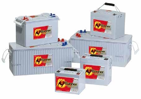 TRACTION BULL BLOC AGM DEEP CYCLE Banner Traction Bloc AGM batteries are valve-regulated, lead batteries for cyclical applications.
