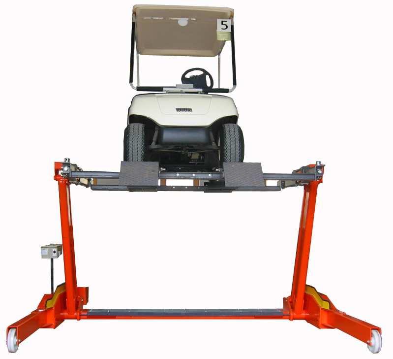 FHB3000-SS-2300 with ascending device FA-TORO Wheel support pads adjustable to