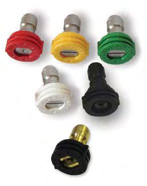 QUICK CONNECT NOZZLES (most accurate) For applications requiring quick exchange of different degree nozzles.