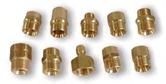 ST-41 SCREW NIPPLES (brass) 5800 screw nipples, ideal for connections that have to be changed. Multiple versions to meet all of the connections applications. F A G B E C D H I J ORDER # PRESSURE TEMP.